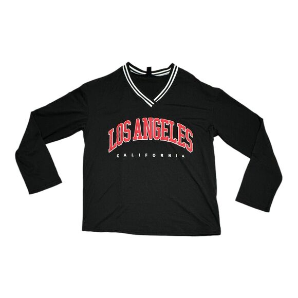 SHEIN MOOSTA Los Angeles Drop Shoulder Women’s Oversized Loose Fit Medium - Picture 7 of 14